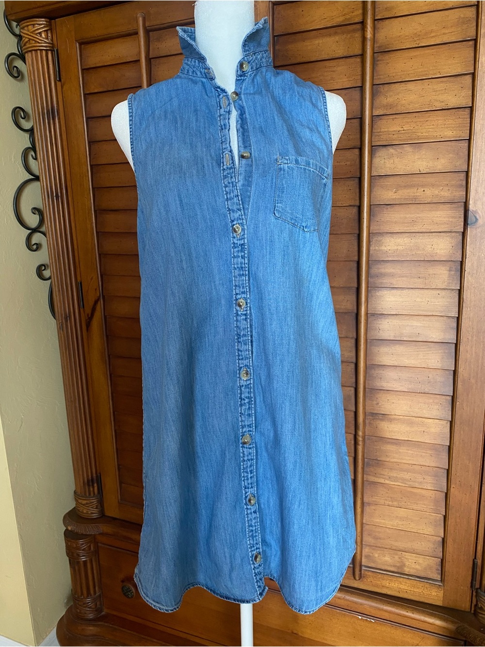 SO Denim Shirt Dress - Blue
